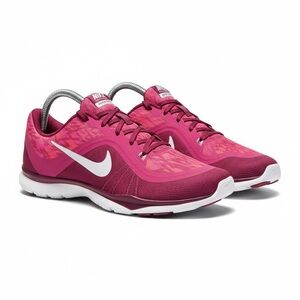 Nike Flex TR6 Cross Training sneakers Womens 8 Pink Comfy Workout Shoes